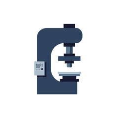Modern Industrial Machine for Precision Metal Forming and Manufacturing Processes, a Robust Hydraulic Press Tool Illustration