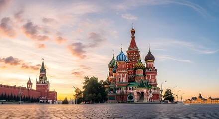 Fototapeta premium Travel Photography of Russia with Scenic Landscapes and Urban Views