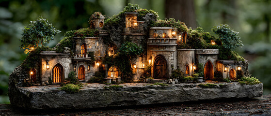 Fototapeta premium Amazing fairy house