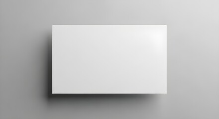 Minimal Clean Business Card Mockup with Empty Card Design