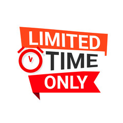 Limited Time Only Offer Promotion Banner