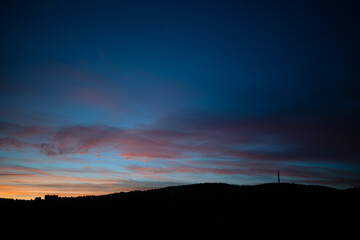 Nordic Dusk with Radio Tower