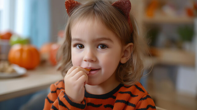 Little kids Halloween party celebration seasonal entertainment children activities Halloween party planning family gatherings community events festive decorations blurred