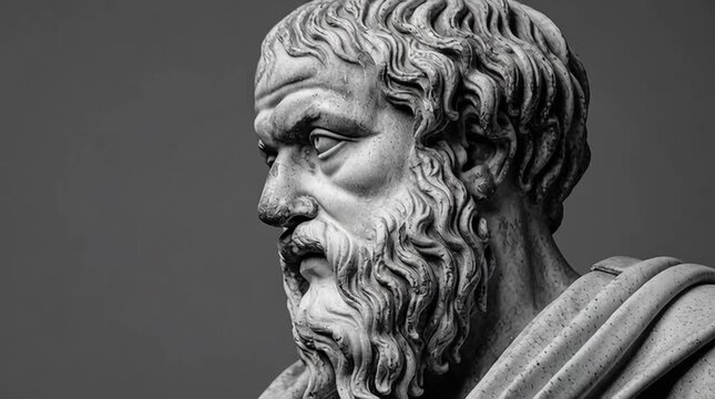 Historical Character made with AI, from ancient Greece his name was Aristotle	