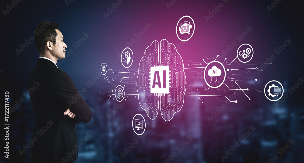 Aufkleber ai assistant with llm, big data, machine learning, and generative ai powers prompt engineering and s