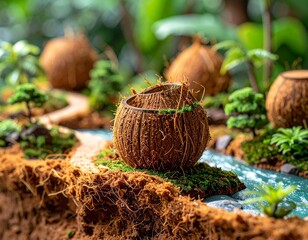 Miniature Coconut Village An Eco Friendly Paradise