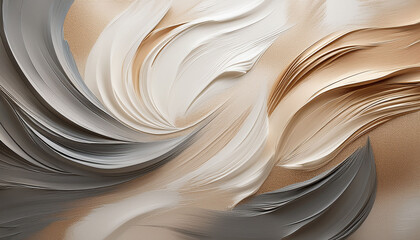 Fototapeta premium Abstract Beige Gray Brushstroke Background