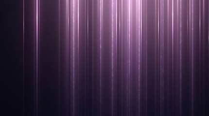 Abstract vertical streaks of shimmering purple light create a dramatic and ethereal background effect with a dark gradient