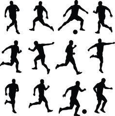 Minimalist Sports Action SilhouettesMinimalist Sports Action Silhouettes
