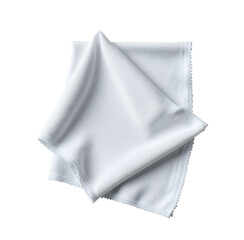 White napkin folded, studio shot, clean background, website design