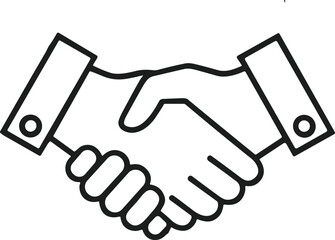 Handshake Vector Icon | Business Agreement, Partnership and Collaboration Symbol