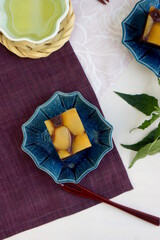 秋の和菓子　栗羊羹