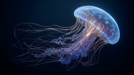 The Enchanting World of Glwing Jellyfish: Unveiling he Mysteries Behind Their ioluminescent Beauty and Eigmatic Oceans Dwelling Serets