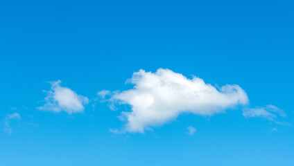 Beautiful white cloud on blue sky background