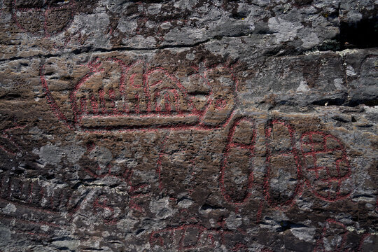  Ancient Petroglyph Ship Form Discovered in H&ouml;gsbyn, Sweden - Prehistoric Artifact, Archaeological Find, Swedish History, Stone Carvings, Indigenous Culture, Archaic Navigation, Boat Symbol, Rock