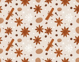 Festive spice pattern