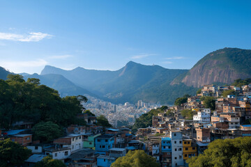Vibrant Rio hillside community with stunning mountain views