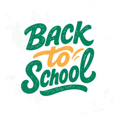 Back to School Banner and Poster Design, Creative Typography Layout for Student Learning Theme, Modern Education Graphic Concept, Classroom and Study Promotional Illustration