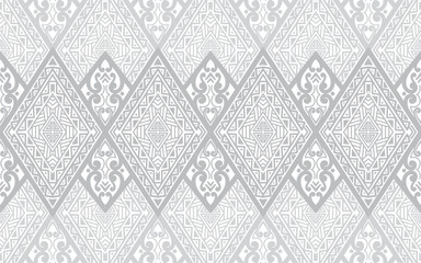 Seamless African Pattern Ethnic Tribal Geometric Ornament Textile Design