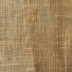 Close up view of tightly woven burlap fabric texture