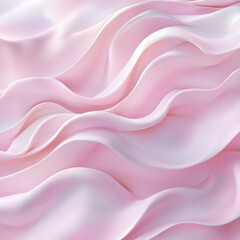 Gentle pink fabric waves abstract texture background art
