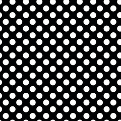 Black and white background, vector texture with circles. Splash effect banner. Dotted abstract illustration with drops of rain. Seamless pattern for fabric, textile.