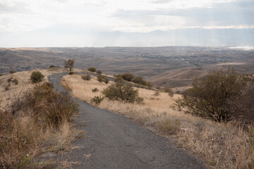 Amazing View from Jrvezh Forest Park to Yerevan, Armenia in autumn