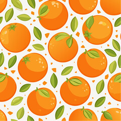 Obraz premium seamless background with oranges