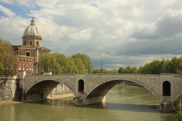 Obraz premium bridge over the river