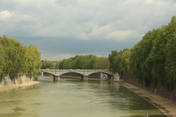 Fototapeta premium bridge over river