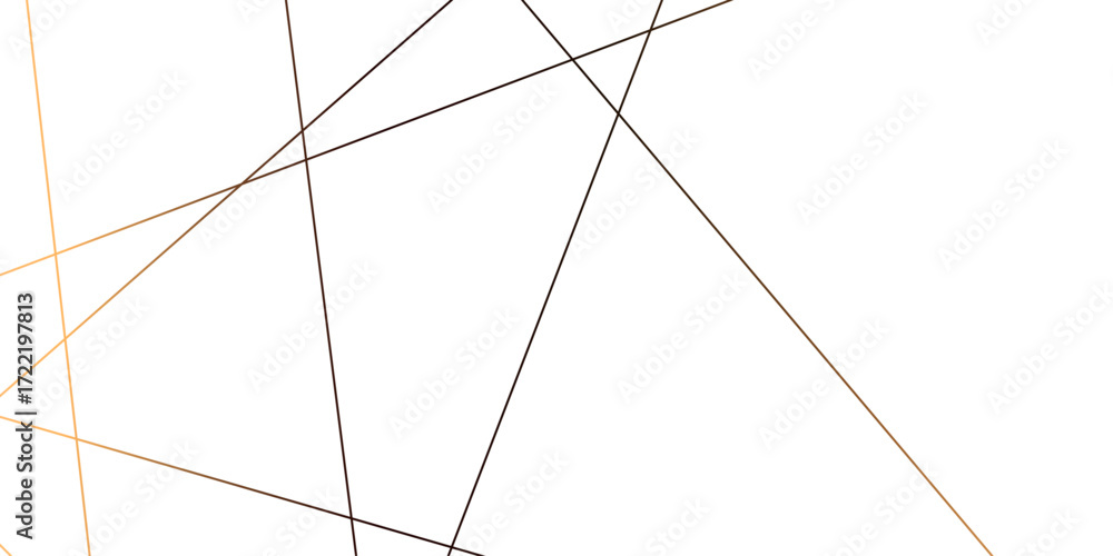 Poster abstract colorful golden and white geometric square and random lines with realistic line wave geomet