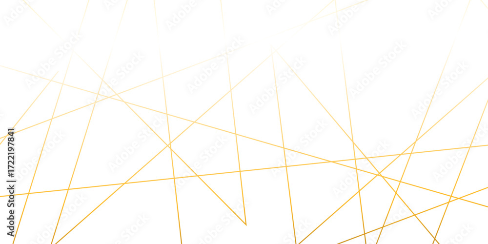 Poster abstract colorful golden and white geometric square and random lines with realistic line wave geomet