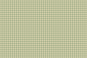 Elegant sage green and beige houndstooth check pattern.  Perfect for textile designs, website backgrounds, or fashion illustrations.  This classic texture evokes sophistication and timeless style.