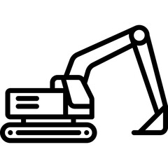 Simple Excavator Vector