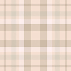 Seamless plaid pattern in pastel tones. Ideal for backgrounds, textiles, and design projects evoking comfort, warmth, and a classic aesthetic. Versatile  adaptable.