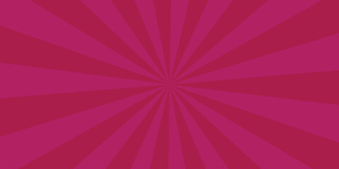 Obraz premium Crimson Red Sunburst Radiating Stripes Background vector