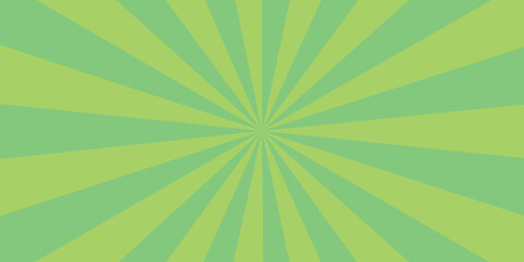 Lime Green Light Green Sunburst Radial Stripes Background