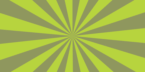 Lime Green Olive Green Sunburst Radial Background vector