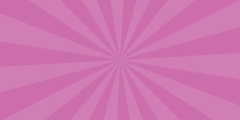 Obraz premium Pink Sunburst Radiating Lines Background Pattern vector