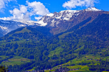 Fototapeta premium Mels/Sargans im Schweizer Kanton St. Gallen 