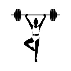 Obraz premium Vector gymnast silhouette logo male and female, Cheerleader silhouette vector illustration performing jump cheerleading squad team, split in jump gymnastics black isolated