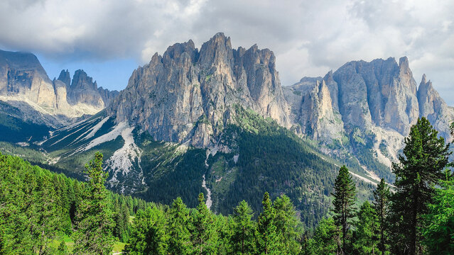Dolomite Mountains in Italy