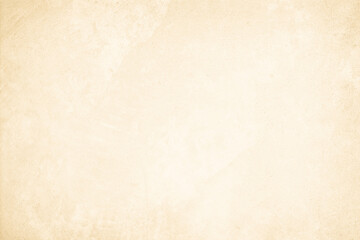 Colour old concrete wall texture background. Close up retro plain cream color cement wall background texture. Design paper vintage parchment element.	