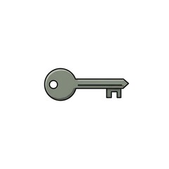Vintage Nature-Inspired Ornate Key Design