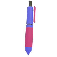 Pen 3D Icon Illustration for your website, user interface, and presentation. 3D render Illustration.