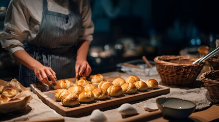 Guests ordered homemade pastries for the holidays