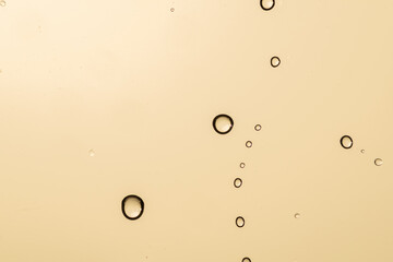 ガラスに着いた水滴	