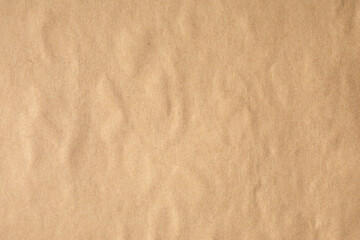 Brown crumpled paper macro texture