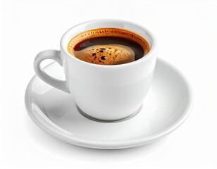 coffee cup isolated on white