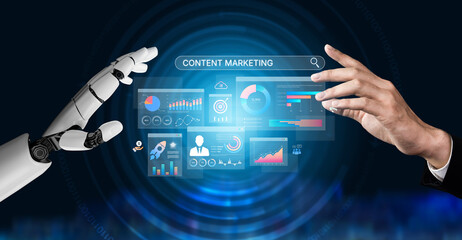 AI boosts content marketing with smart dashboards, analytics, and automation tools to improve...